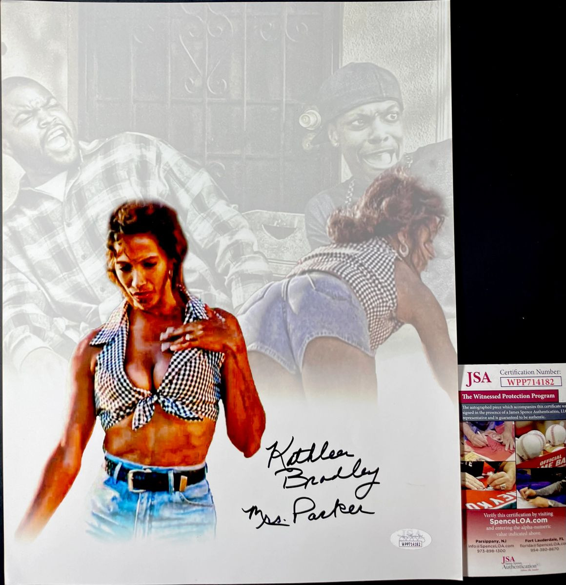 Kathleen Bradley Signed Friday 11x14 Photo Autograph Mrs. Parker JSA COA