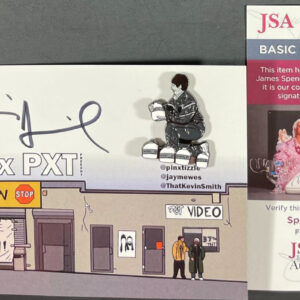 Kevin Smith Signed Pin Stop Drop 2 Clerks Milk Maid Collectible Pin JSA COA