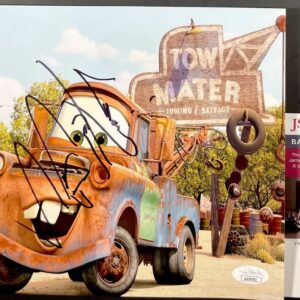 Larry The Cable Guy Signed Disney Cars "Mater" 8x10 Photo A Autograph JSA COA