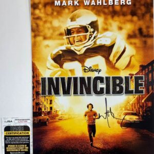 Mark Wahlberg Signed Invincible 11x17 Movie Poster Authentic Autograph JSA COA
