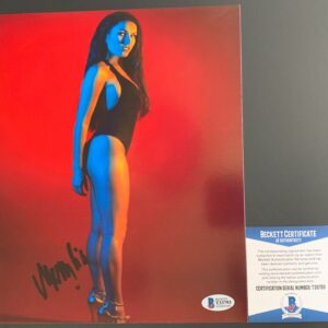 Merylin Nau Signed 8x10 Photo Autograph Sexy Model Actress Beckett BAS COA