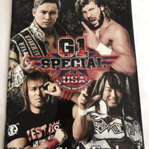 NJPW G1 Special In USA Official Souvenir Program Autographed By 25 New Japan ROH