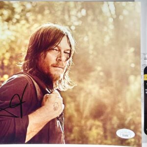 Norman Reedus Signed The Walking Dead Daryl Dixon 8x10 Photo Autograph JSA COA