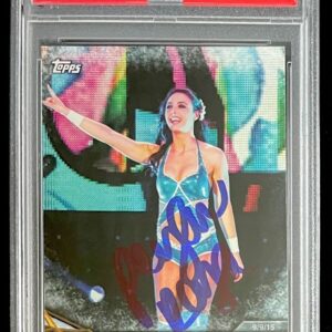 Peyton Royce Signed 2017 Topps WWE Women's Division Card PSA DNA Slabbed