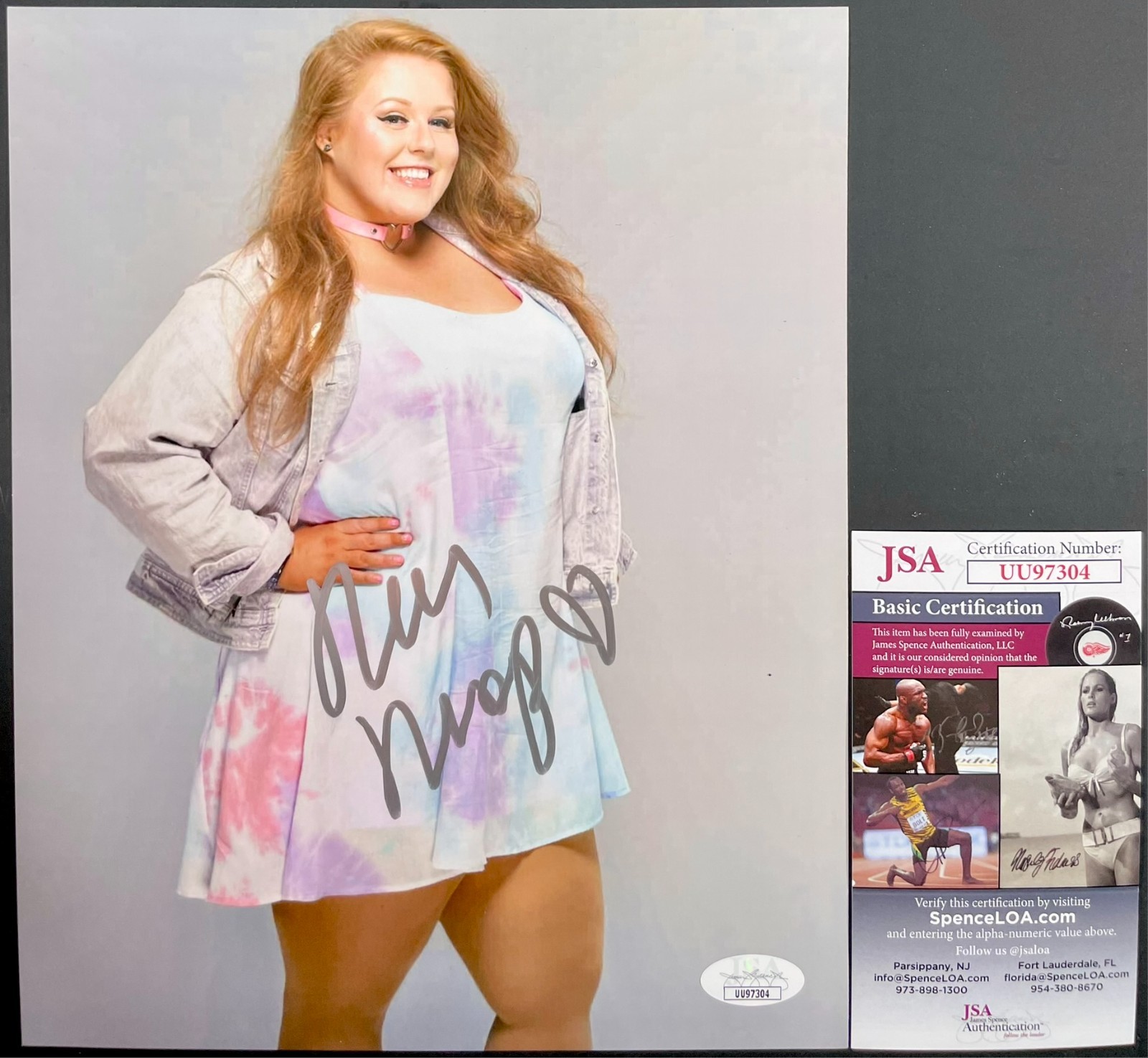 Piper Niven Signed WWE Doudrop 8x10 Photo Authentic Autograph NXT Viper JSA COA