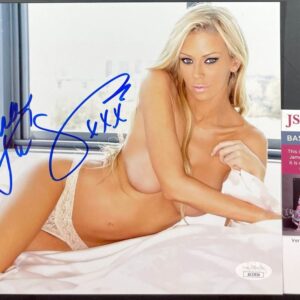 Playboy Cover Girl Jenna Jameson Signed 8x10 Photo F Autograph JSA COA