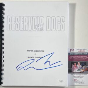 Quentin Tarantino Signed Reservoir Dogs Full Movie Script Autograph JSA COA