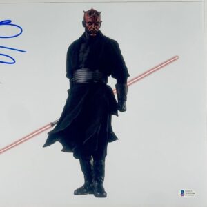 Ray Park Signed Star Wars The Phantom Menace 11x14 Photo D Autograph BAS COA