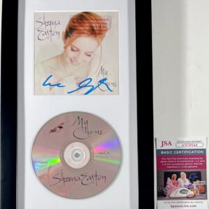 Sheena Easton Signed My Cherie CD Booklet Framed Matted Display JSA COA