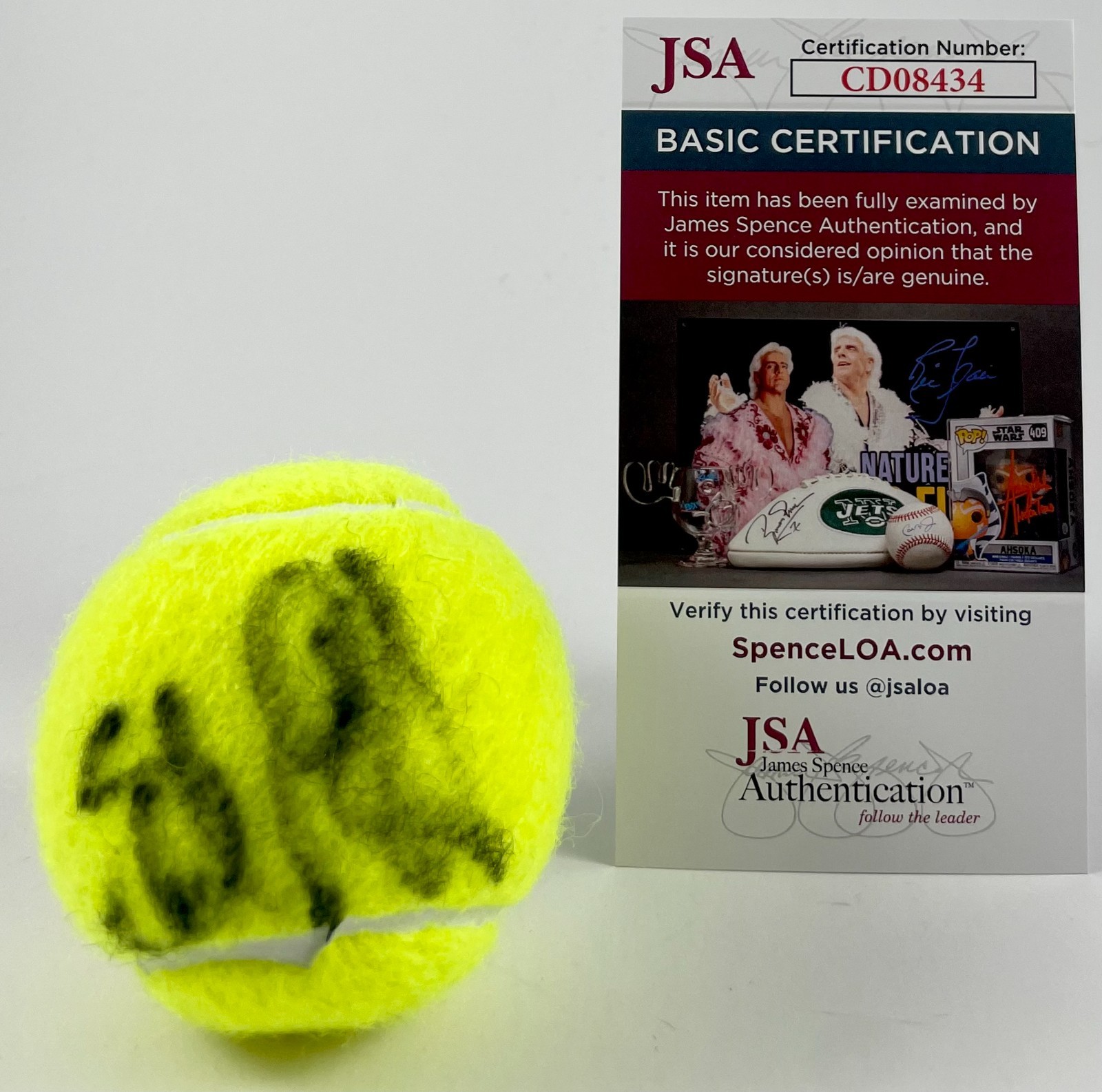 Steffi Graf Signed Wilson US Open Official Tennis Ball Authentic Auto JSA COA