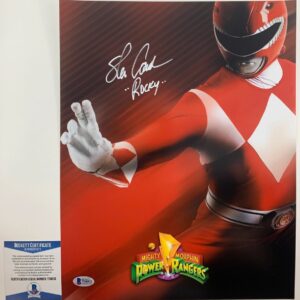 Steve Cardenas Signed Mighty Morphin Power Rangers 11x14 Photo A BAS COA