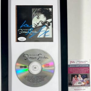 The Best Of Sheena Easton Signed CD Booklet Framed Matted Display JSA COA