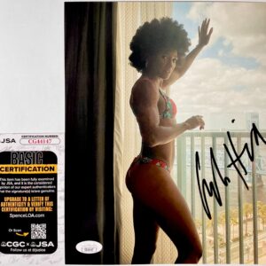UFC MMA Fighter Angela Hill Signed 8x10 Photo Authentic Autograph JSA COA