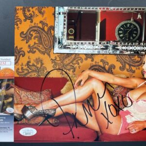 UFC Ring Girl Brittney Palmer Signed 8x10 Photo D Autograph Sexy Model JSA COA
