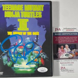 Vanilla Ice Signed Teenage Mutant Ninja Turtles 2 Secret Of The Ooze DVD JSA COA