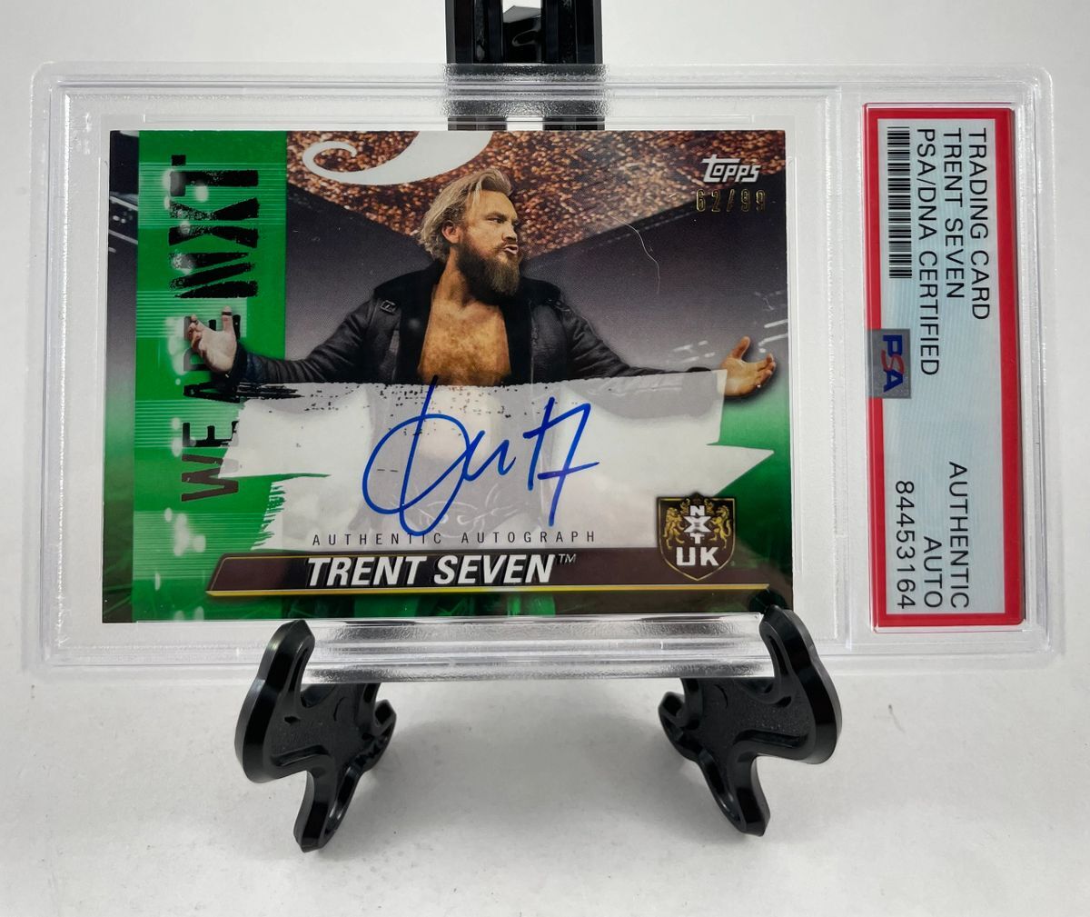 WWE 2021 Topps We Are NXT Trent Seven Autograph #'d Card Signed PSA DNA