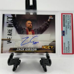 WWE 2021 Topps We Are NXT Zack Gibson Autograph #'d Card Signed PSA DNA