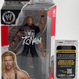 WWE Kevin Nash Signed Mattel Elite Ruthless Aggression Wrestling Figure JSA COA