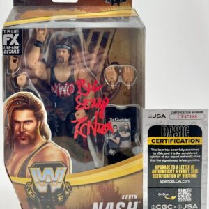 WWE Kevin Nash Signed Mattel Legends Elite Wrestling Figure Autograph JSA COA