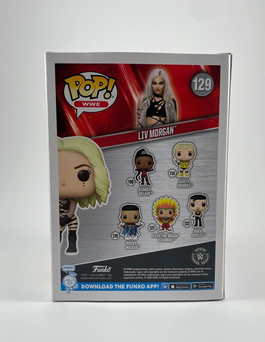 WWE Liv Morgan Signed 2023 Limited Edition Funko POP! 129 B Autograph JSA COA - Image 4