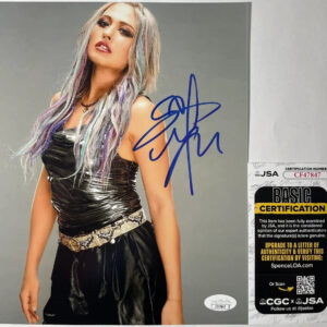 WWE NXT Giulia Signed 8x10 Photo D Authentic Autograph WrestleMania JSA COA