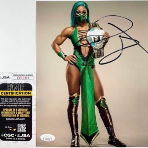 WWE NXT Jade Cargill Signed 8x10 Photo C Authentic Autograph AEW JSA COA