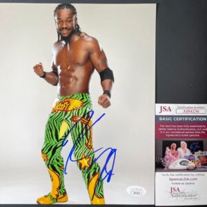 WWE NXT Kofi Kingston Signed 8x10 Photo J The New Day WrestleMania JSA COA