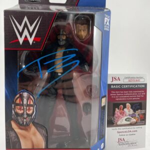 WWE NXT T-Bar Signed Mattel Elite Wrestling Figure Autograph Dijak JSA COA