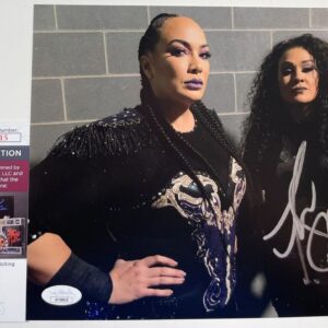 WWE NXT Tamina Snuka Signed 8x10 Photo H Autograph WrestleMania JSA COA