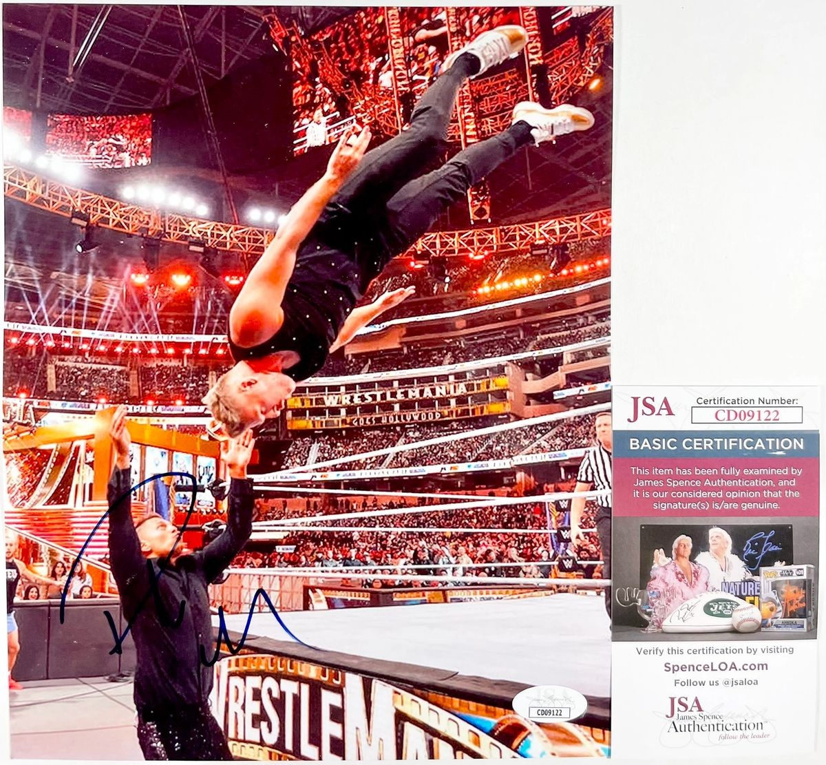 WWE Pat McAfee Signed 8x10 Photo Authentic Autograph WrestleMania JSA COA