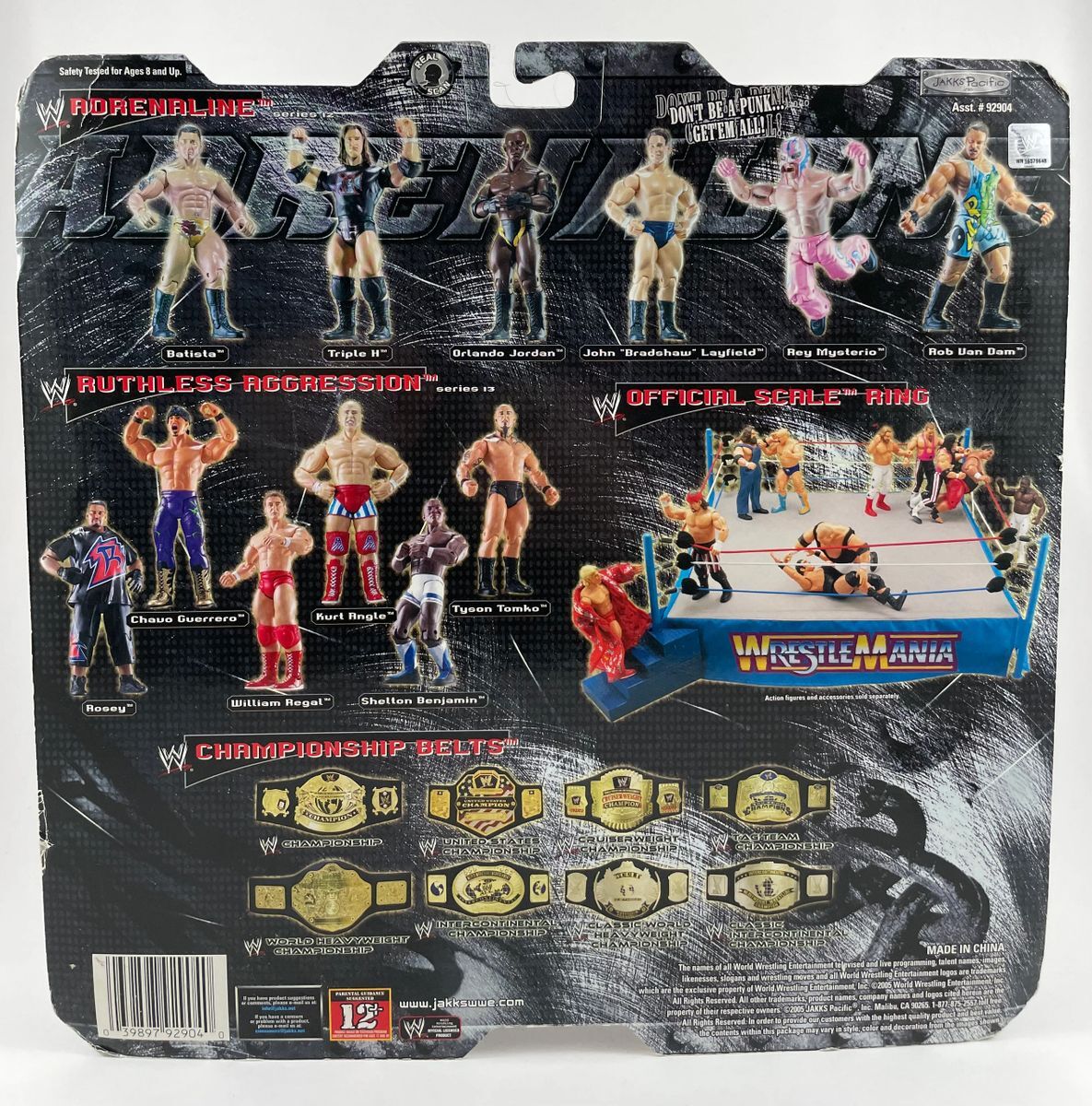WWE Rey Mysterio & Rob Van Dam Signed Jakks Adrenaline 2 Pack JSA COA - Image 2