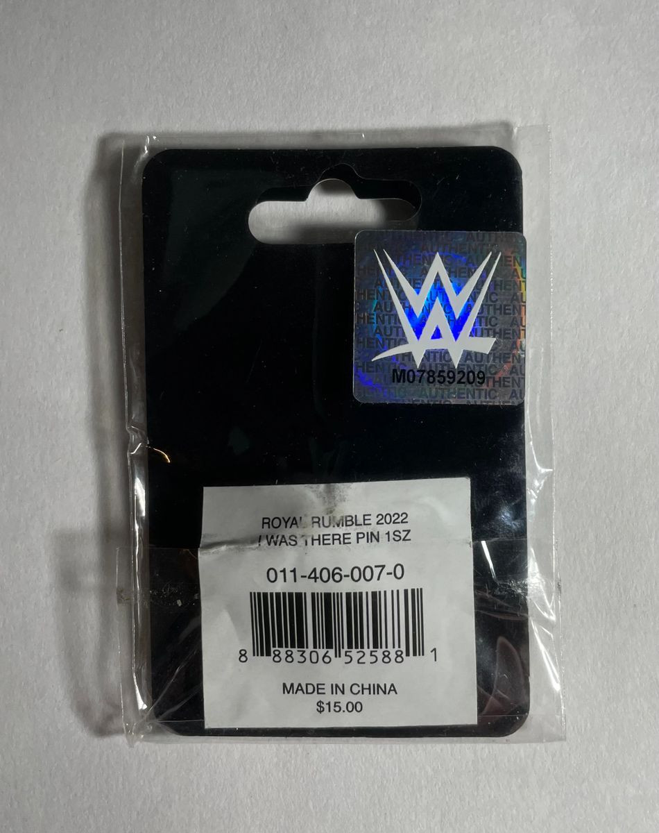 WWE Royal Rumble 2022 I was There Collectible Pin 2022 Official Merch St. Louis - Image 2