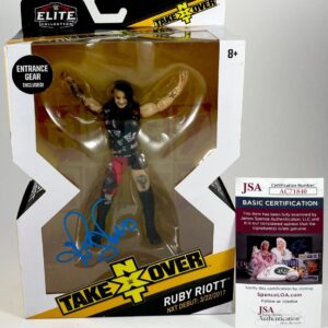 WWE Ruby Riott Signed NXT TakeOver Elite Wrestling Figure Autograph JSA COA