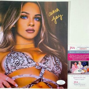 AEW Anna Jay Signed 8x10 Photo C Autograph All Elite Wrestling JSA COA