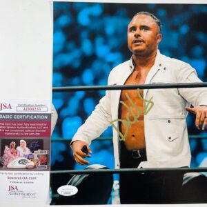 AEW Matt Menard Signed All Elite Wrestling 8x10 Photo Autograph JSA COA