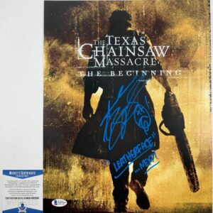 Andrew Bryniarski Signed The Texas Chainsaw Massacre 11x14 Photo B BAS COA