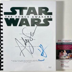 Andy Serkis & JJ Abrams Signed Star Wars The Force Awakens Script JSA COA