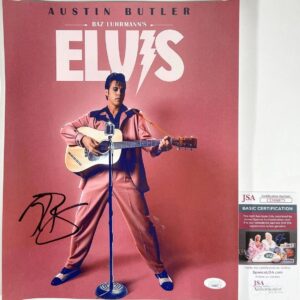Austin Butler Signed Elvis 11x14 Photo B Autograph Elvis Presley JSA COA