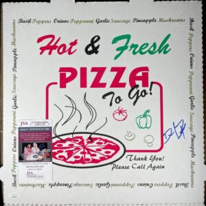 Barstool Sports Dave Portnoy Signed 16" Pizza Box Autograph JSA COA