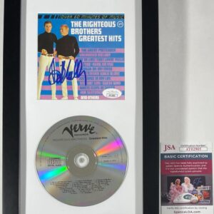 Bill Medley Signed Righteous Brothers Greatest Hits CD Framed Display JSA COA