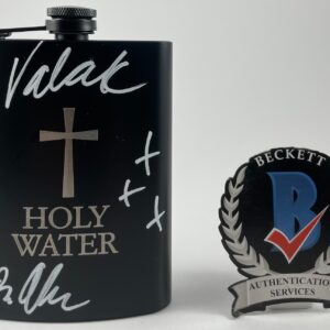 Bonnie Aarons Signed The Nun Stainless Steel Holy Water Flask Autograph BAS COA