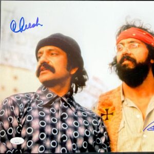 Cheech & Chong Signed Up In Smoke 11x14 Photo L Autograph JSA COA