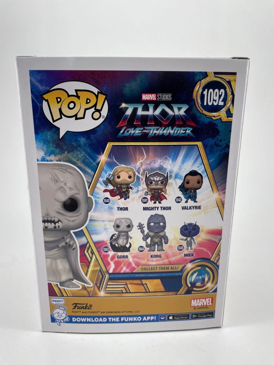 Christian Bale Signed Marvel Thor Love & Thunder Gorr Exclus. Funko POP! JSA COA - Image 4