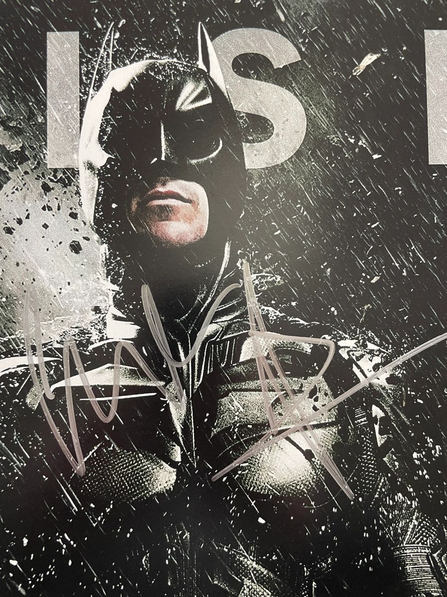 Christian Bale Signed The Dark Knight Rises 11x14 Photo A Autograph JSA COA - Image 2