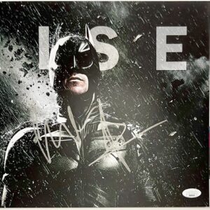 Christian Bale Signed The Dark Knight Rises 11x14 Photo A Autograph JSA COA