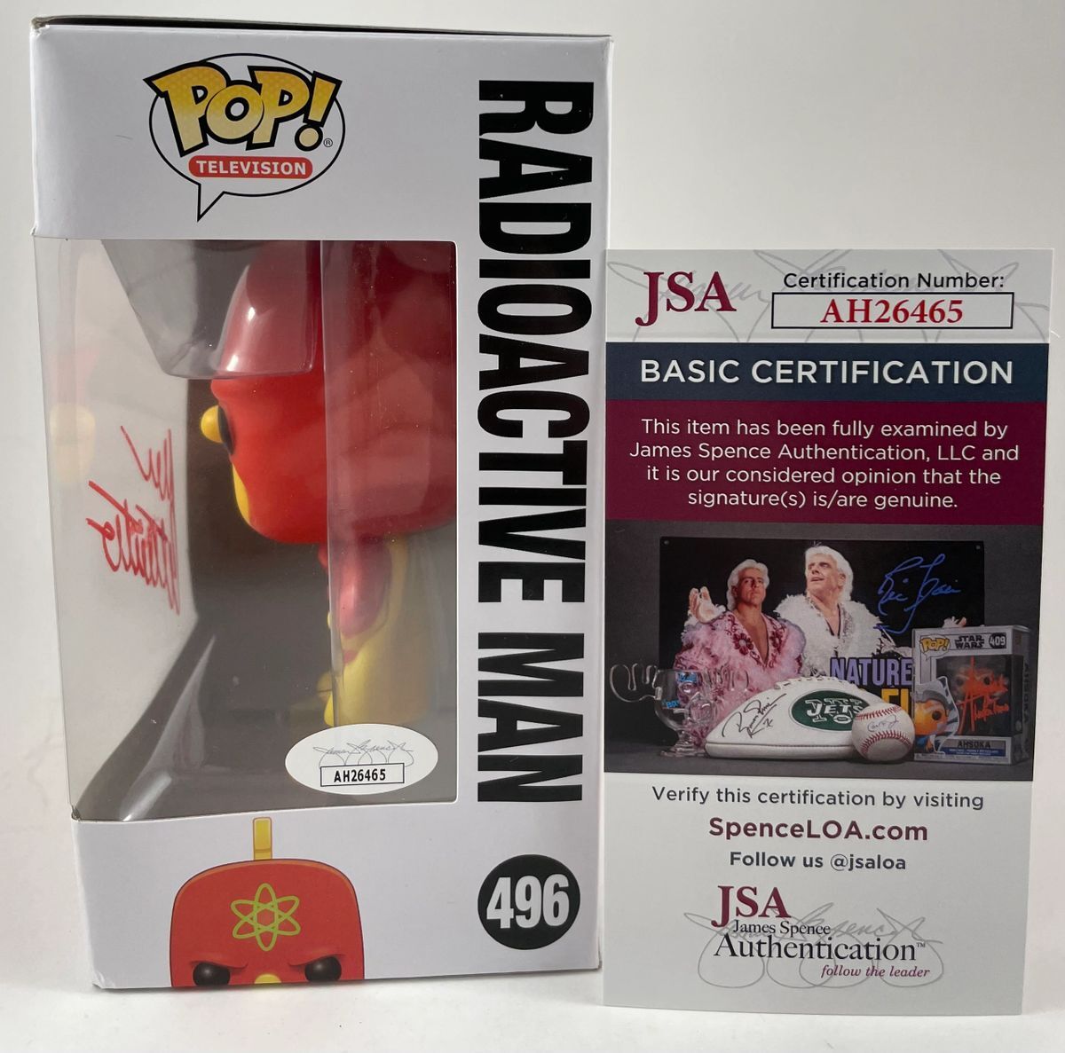 Dan Castellaneta Signed The Simpsons Radioactive Man Funko POP! Homer JSA COA - Image 2