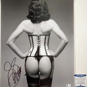 Dita Von Teese Signed 16x20 Photo B Autograph Playboy Model Burlesque BAS COA