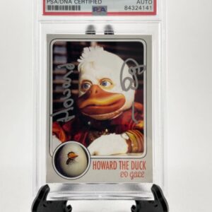 Ed Gale Signed Howard The Duck Custom Card B Autograph PSA/DNA Encapsulated