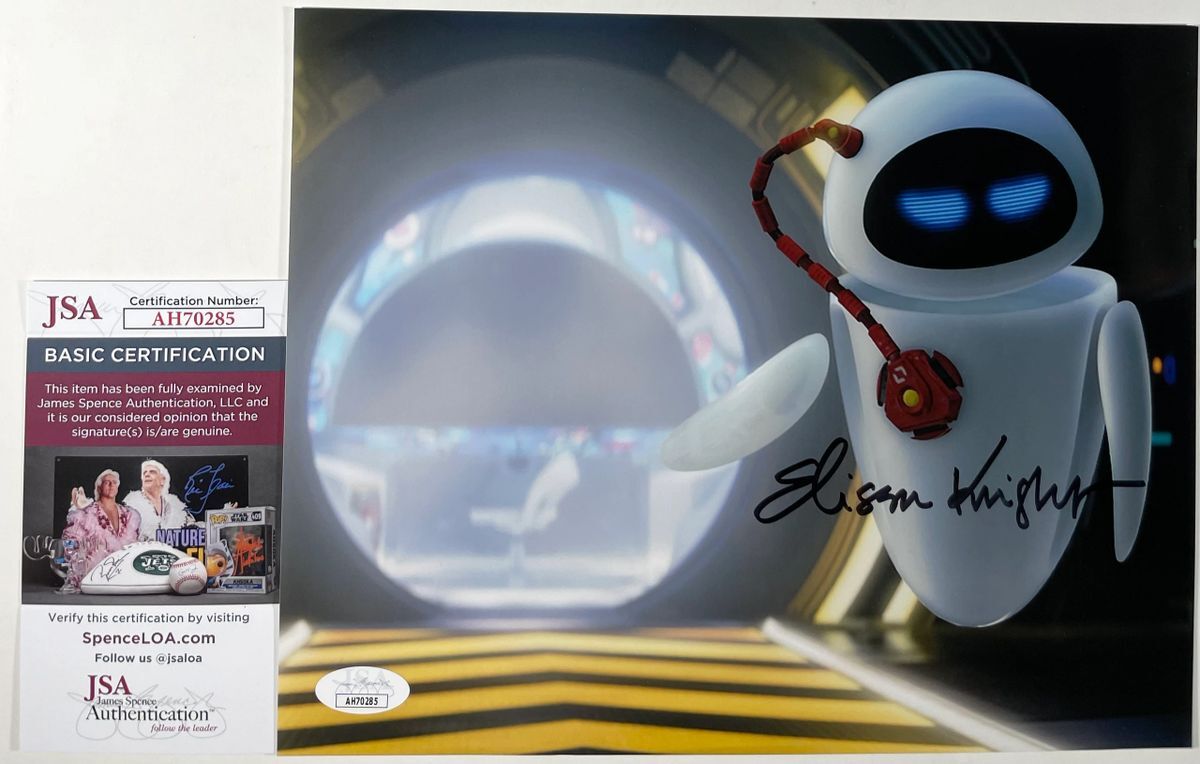 Elissa Knight Signed Disney Pixar WALL-E 8x10 Photo B Autograph Eve JSA COA