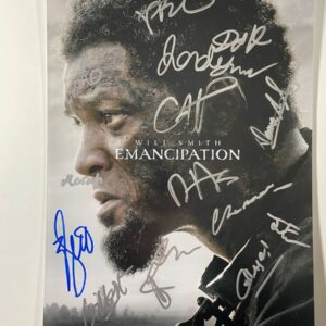 Emancipation Cast Signed By 14 11x17 Movie Poster Autographed Will Smith JSA LOA